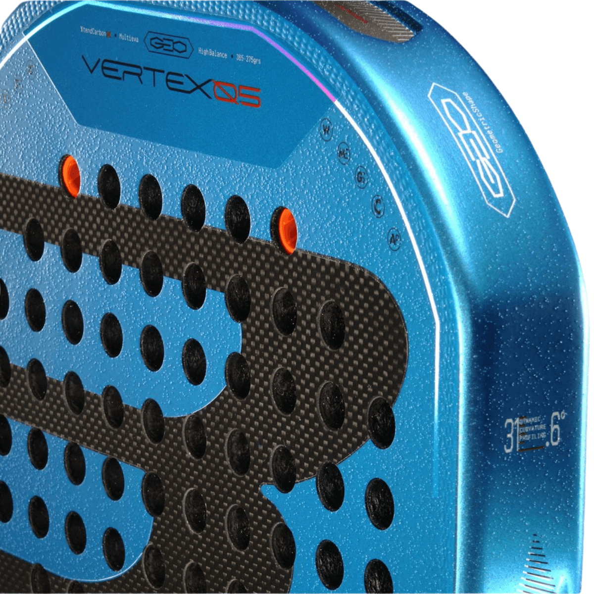 Bullpadel Vertex 05 Geo Padelracket Competitie Blauw 1 thumbnail 2