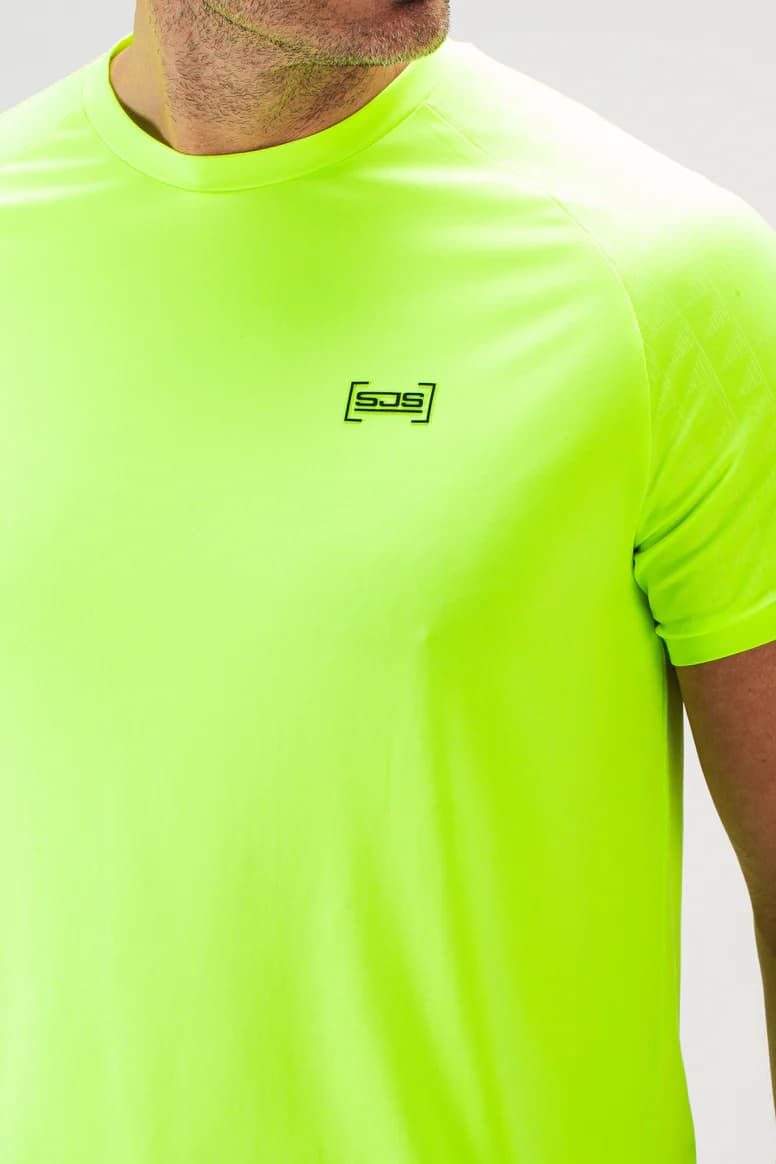 Sjeng Sports Uberto Tennis Polo Heren Geel L thumbnail 4