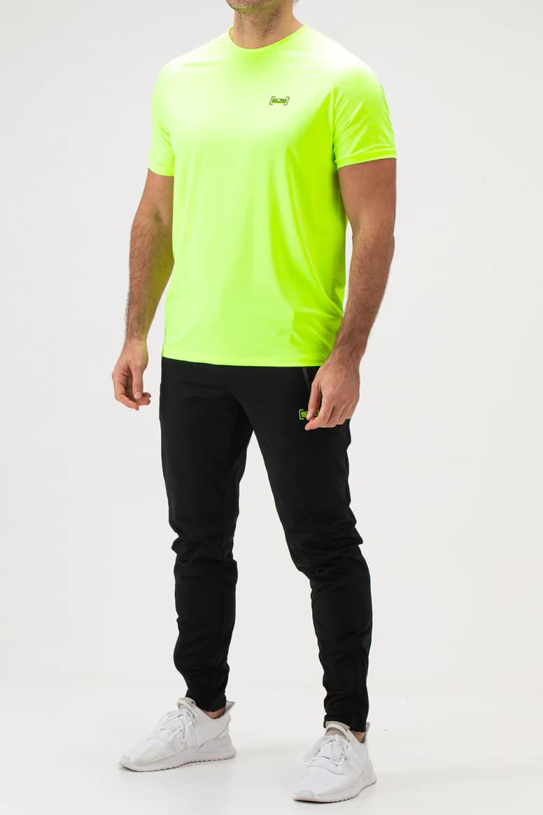 Sjeng Sports Uberto Tennis Polo Heren Geel L thumbnail 2