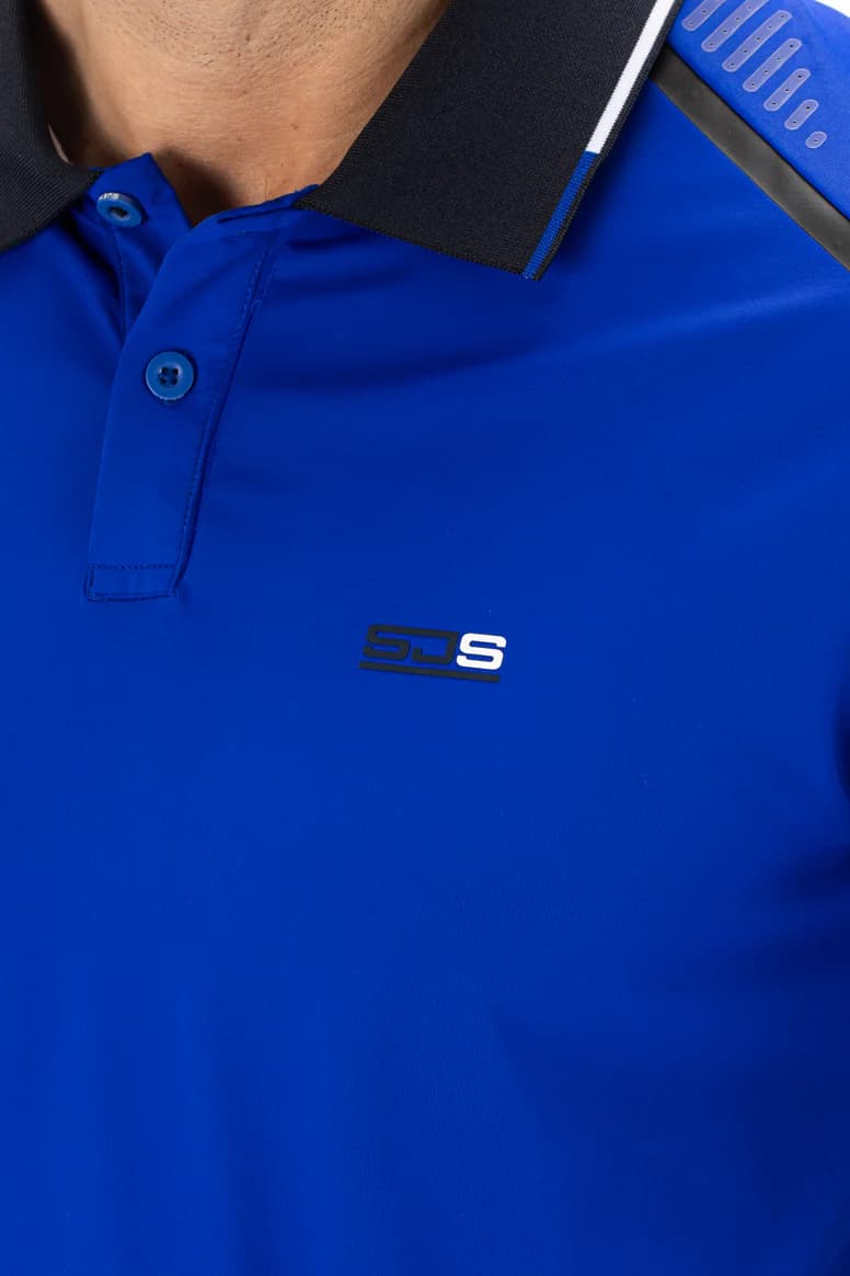 Sjeng Sports Bocar Tennis Polo Heren Kobalt L thumbnail 4