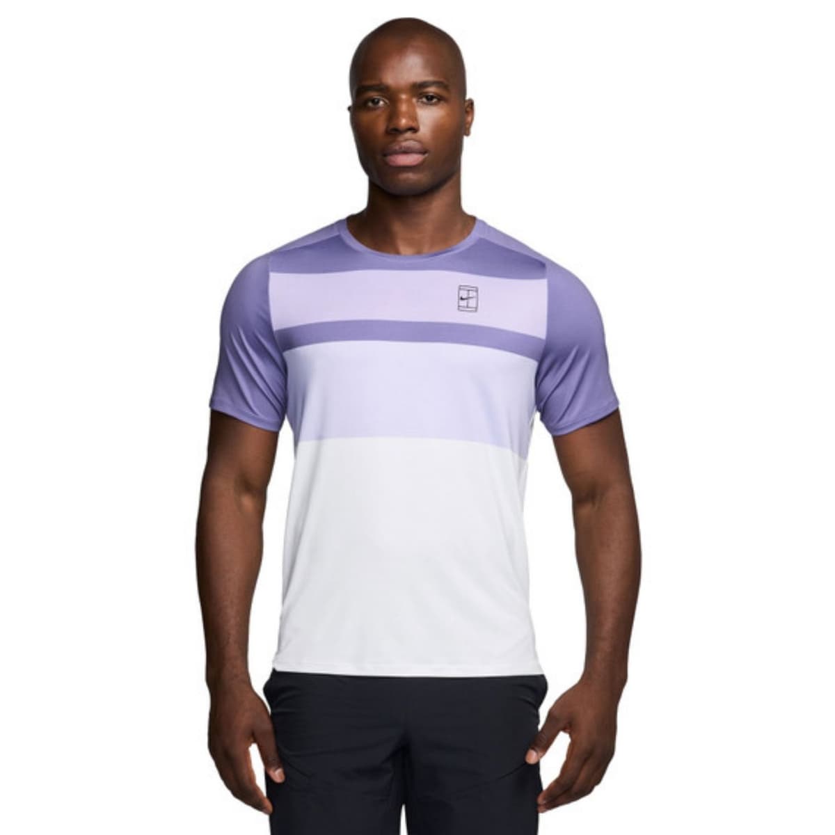 Nike Court Advantage Tennis Polo Heren Lila L