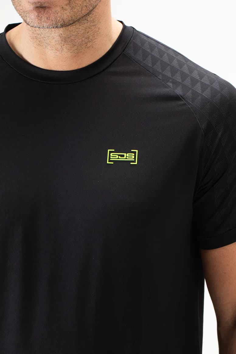 Sjeng Sports Uberto Tennis Polo Heren Zwart 2xl thumbnail 4