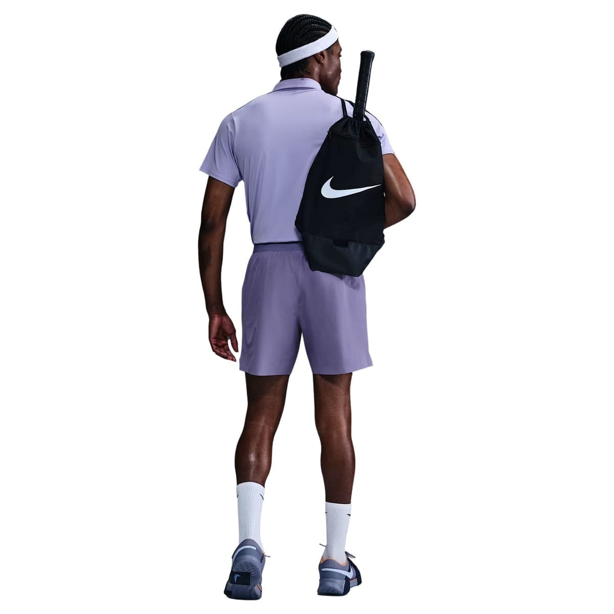Nike Court Advantage Tennis Short Heren Lila S thumbnail 3