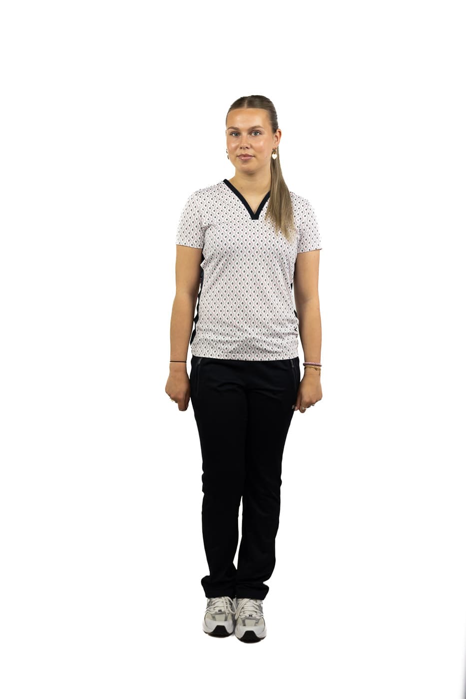 Sjeng Sports Irma Tennis Polo Dames Wit Dessin L/40 thumbnail 5