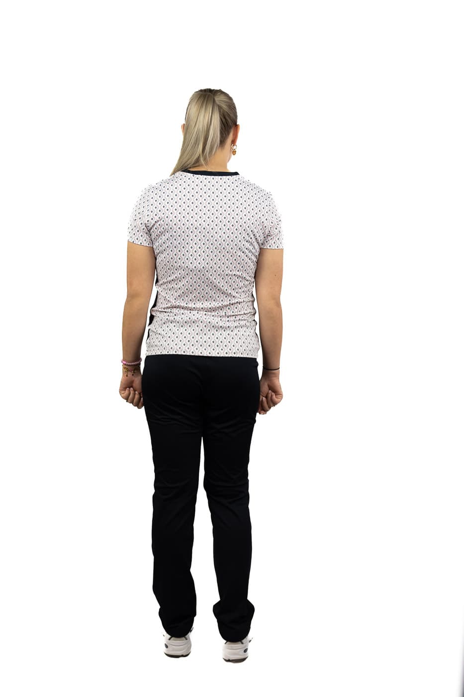 Sjeng Sports Irma Tennis Polo Dames Wit Dessin L/40 thumbnail 4