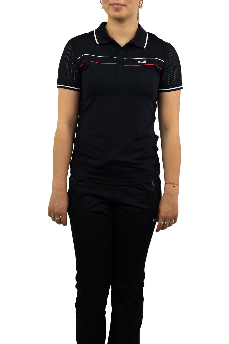 Sjeng Sports Hira Tennis Polo Dames Donkerblauw S/36 thumbnail 3