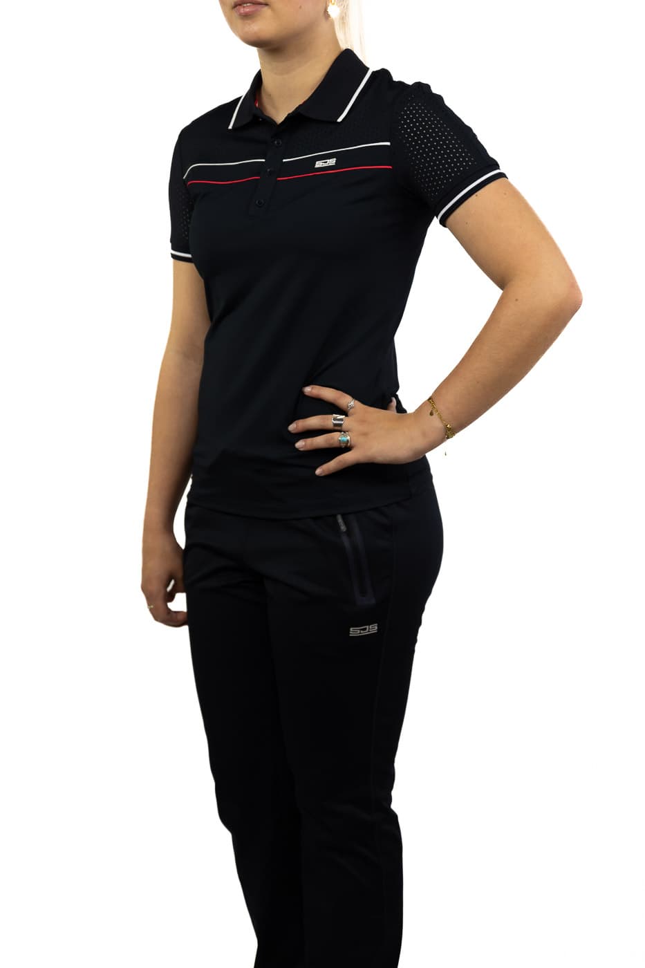 Sjeng Sports Hira Tennis Polo Dames Donkerblauw S/36 thumbnail 2