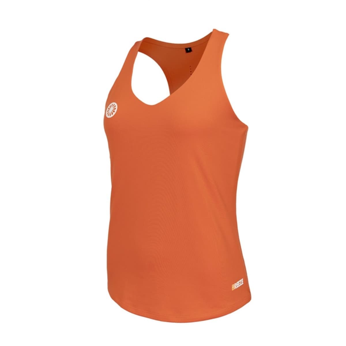 Indian Maharadja Breeze Tennis Singlet Dames Oranje Xs/34 thumbnail 2