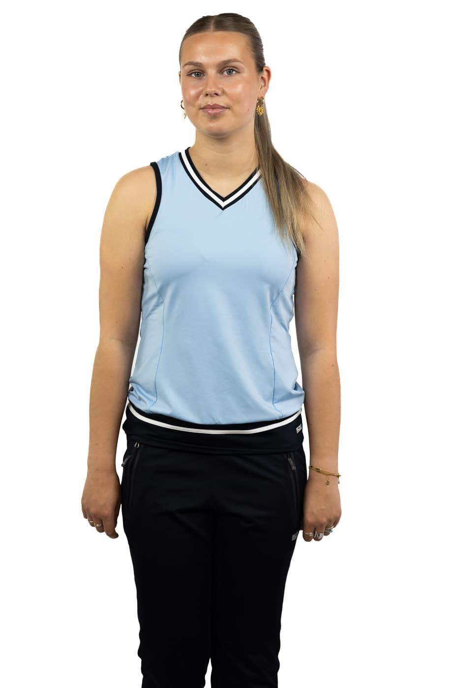 Sjeng Sports Jayda Tennis Singlet Dames Blauw L/40 thumbnail 3