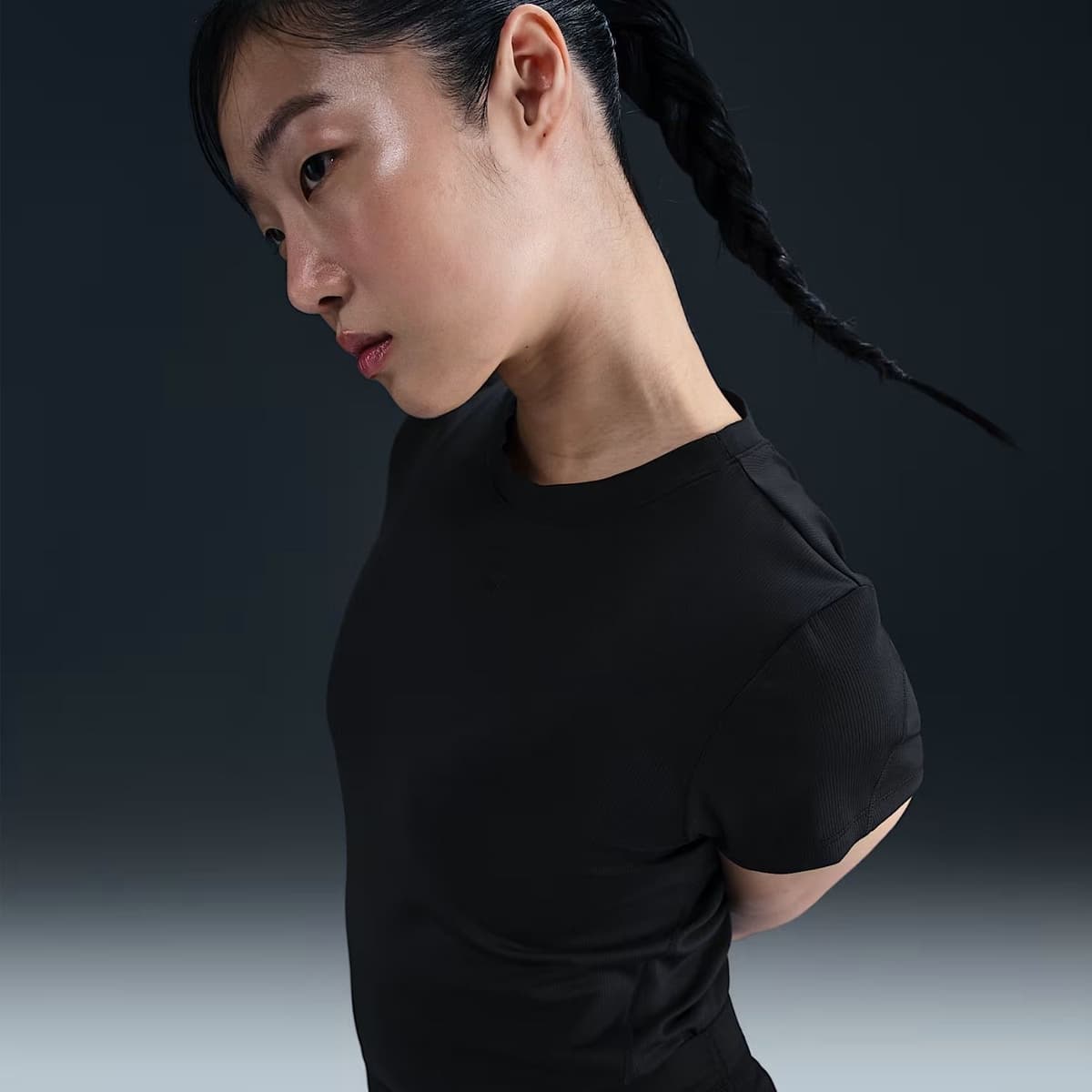 Nike Court Advantage Dri-fit Tennis Shirt Dames  ++ Zwart L/40 thumbnail 6