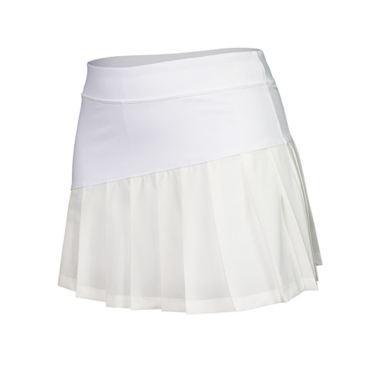 Indian Maharadja Pleated Tennisrok Dames Wit Xl/42 thumbnail 3