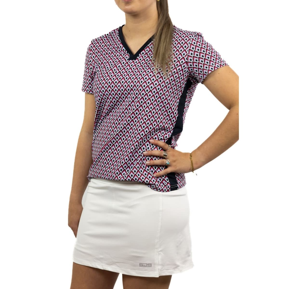 Sjeng Sports Winner Curl Tennisrok Dames Wit Xl/42 thumbnail 3