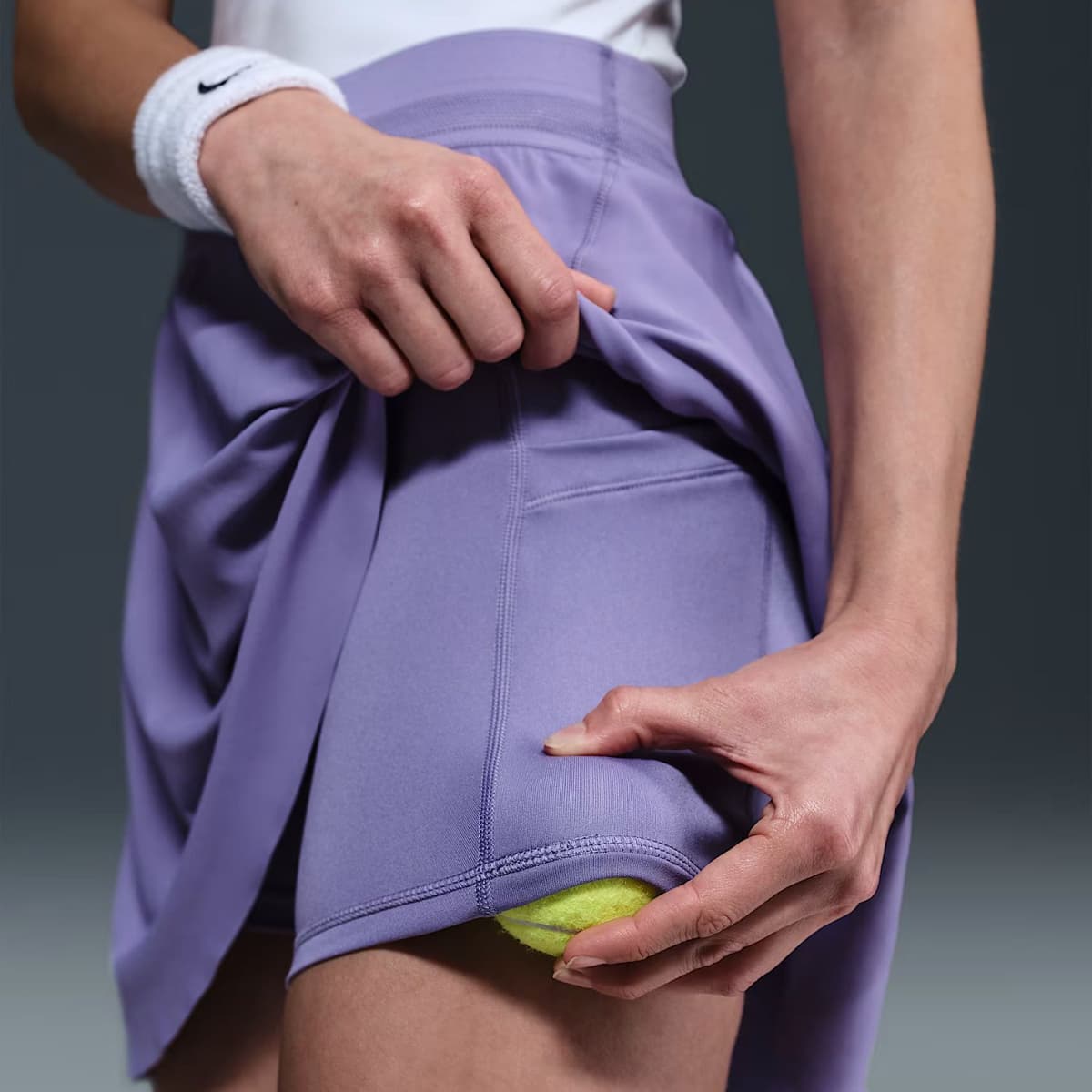 Nike Court Ace Advantage Tennisrok Dames Donkerblauw S/36 thumbnail 3