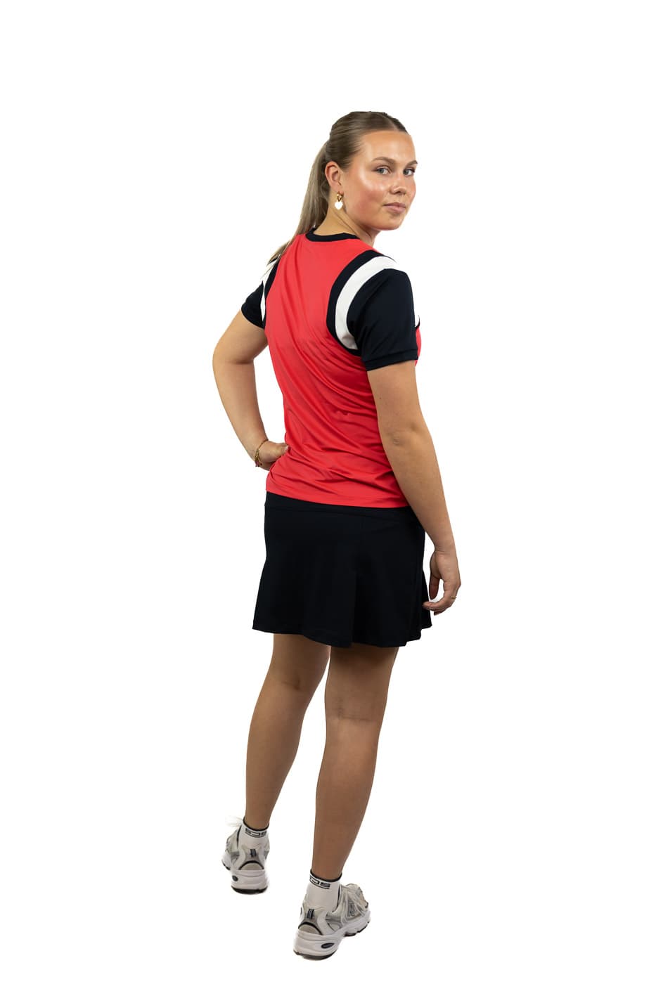 Sjeng Sports Monica Tennisrok Dames Donkerblauw M/38 thumbnail 4