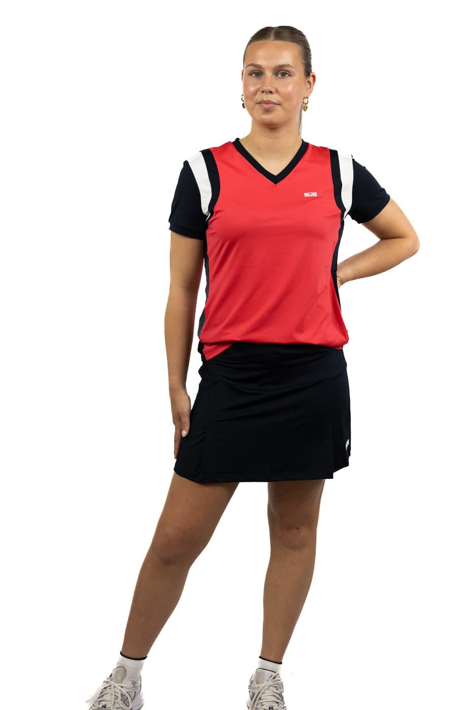 Sjeng Sports Monica Tennisrok Dames Donkerblauw M/38 thumbnail 3