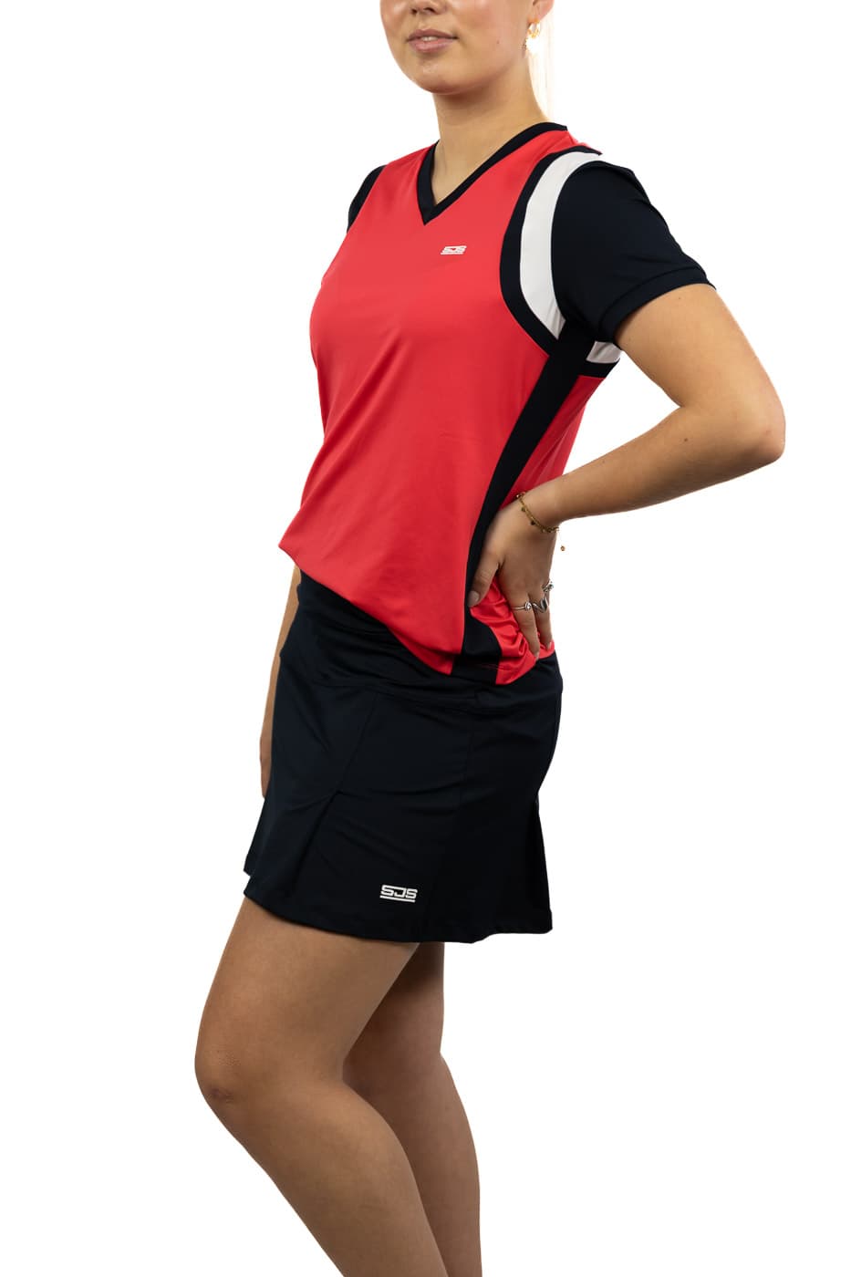 Sjeng Sports Monica Tennisrok Dames Donkerblauw M/38 thumbnail 2