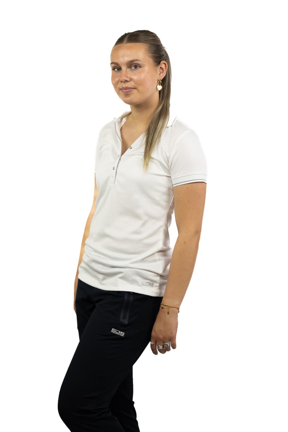 Sjeng Sports Perth Polo Dames Wit S/36 thumbnail 2