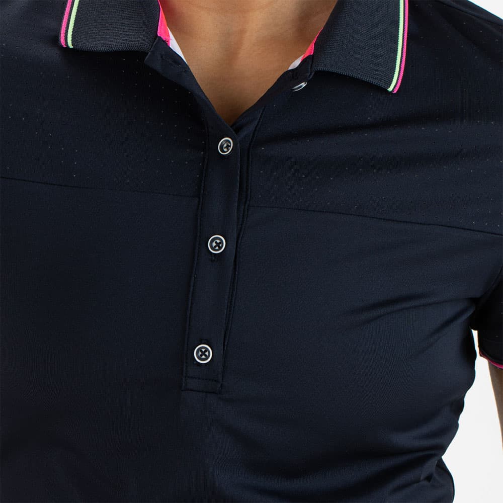 Sjeng Sports Chantal Polo Dames Donkerblauw Xl/42 thumbnail 3