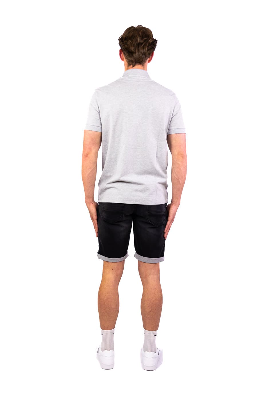 Lacoste 1hp3 S/s Polo Heren Grijs S thumbnail 4