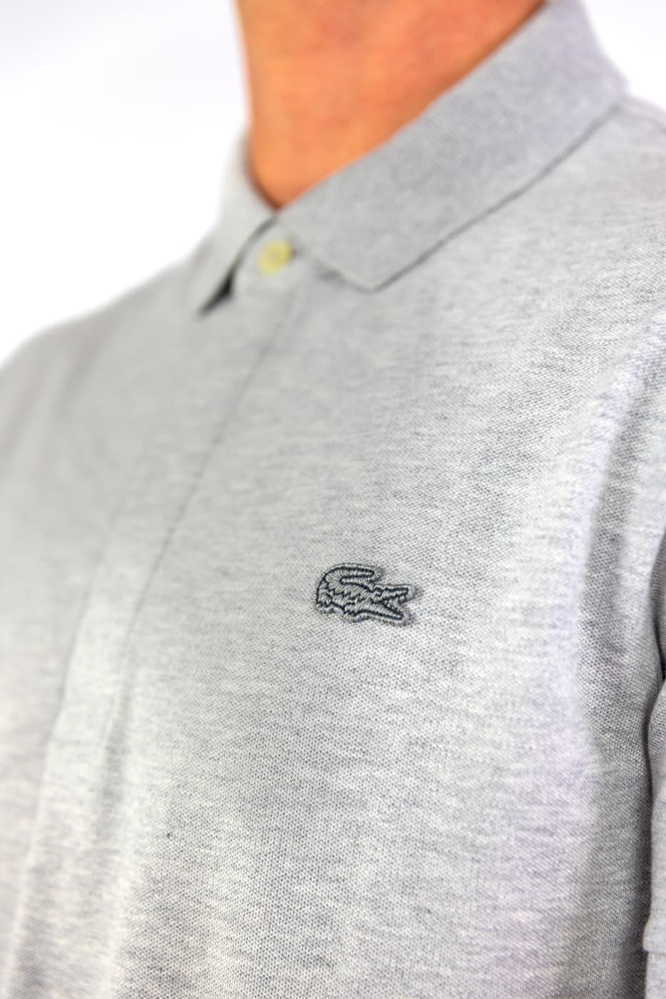 Lacoste 1hp3 S/s Polo Heren Grijs S thumbnail 2