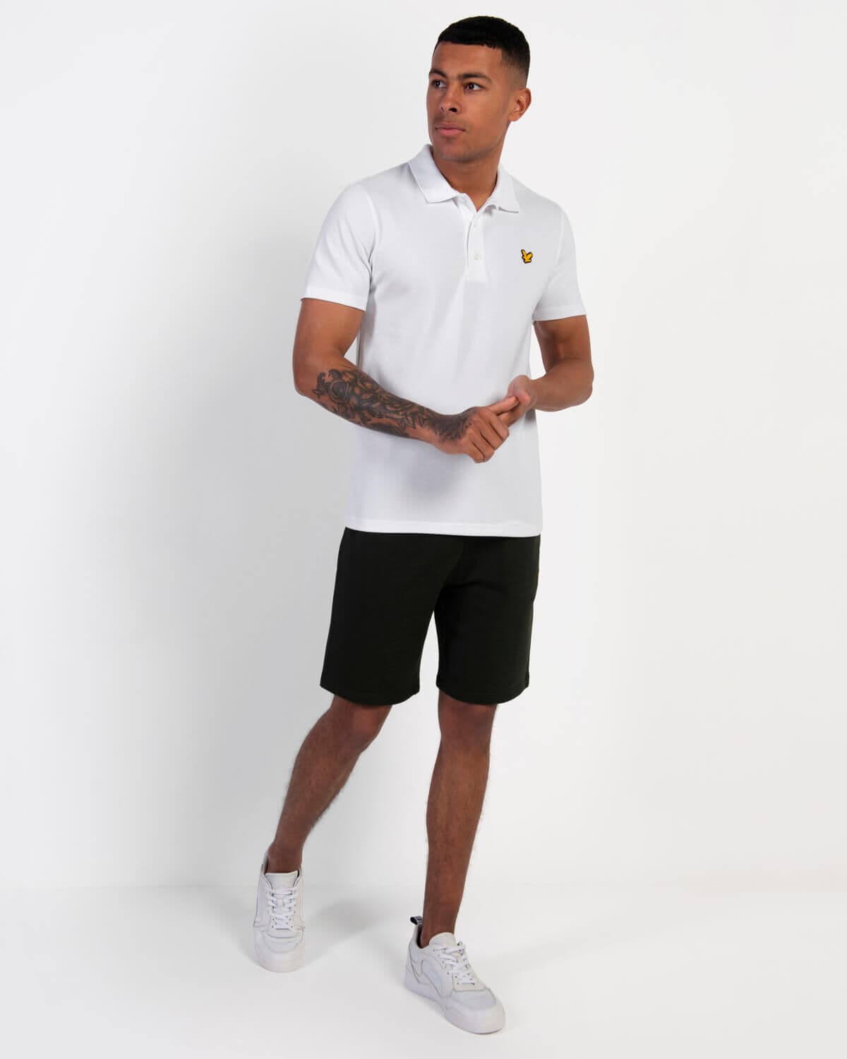 Lyle And Scott Sport Ss Polo Polo Heren Wit Xxl thumbnail 4