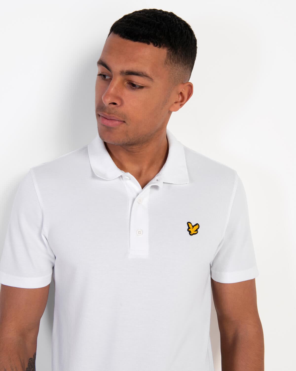 Lyle And Scott Sport Ss Polo Polo Heren Wit Xxl thumbnail 2