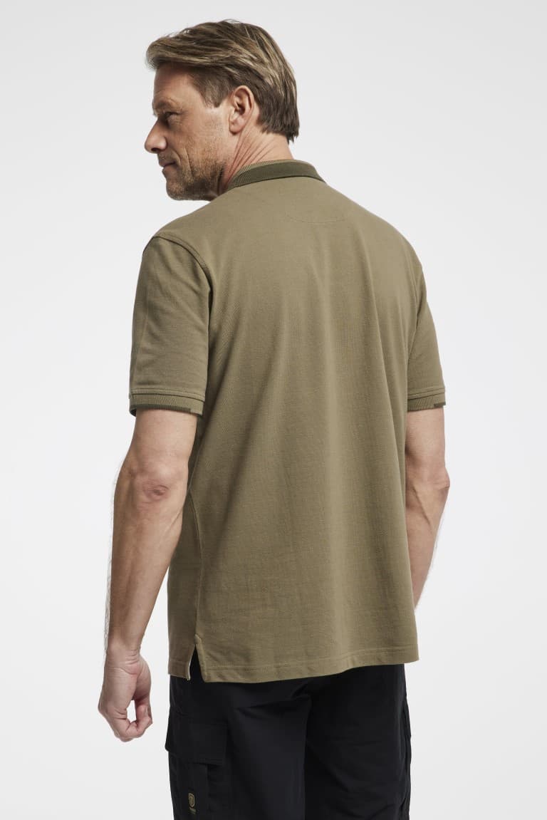Tenson Essential Polo Polo Heren Khaki S thumbnail 2