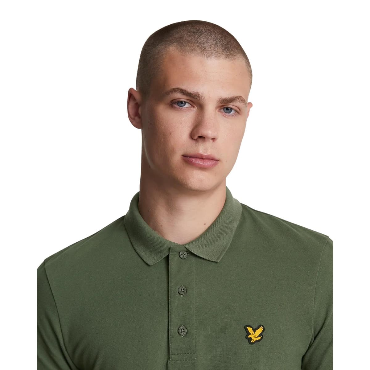 Lyle And Scott Sport Ss Polo Heren Groen M thumbnail 2