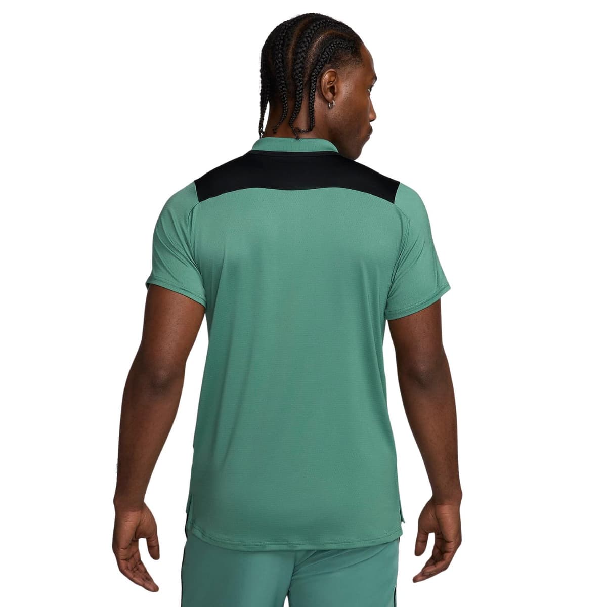 Nike Court Advantage Dri-fit Polo Heren Groen M thumbnail 5