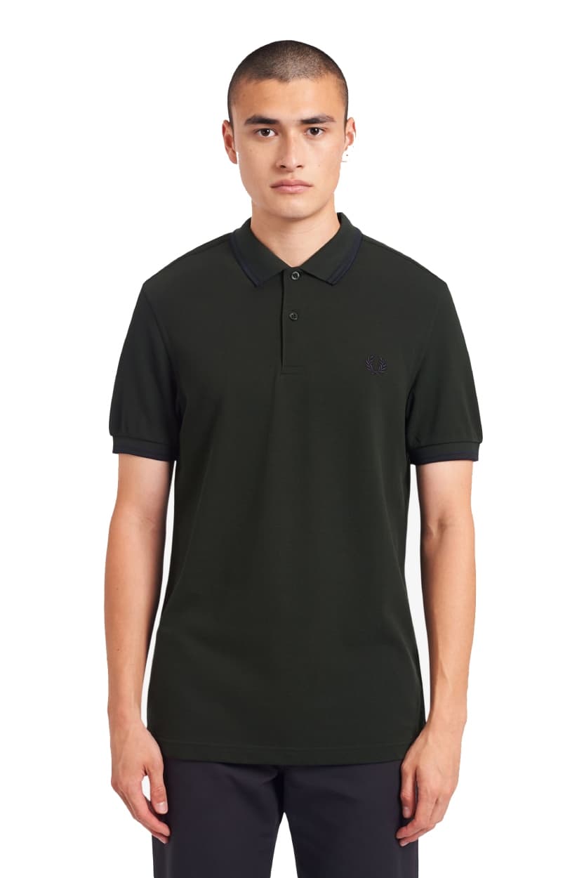 Fred Perry Fred Perry Polo Polo Heren Donkergroen S thumbnail 2