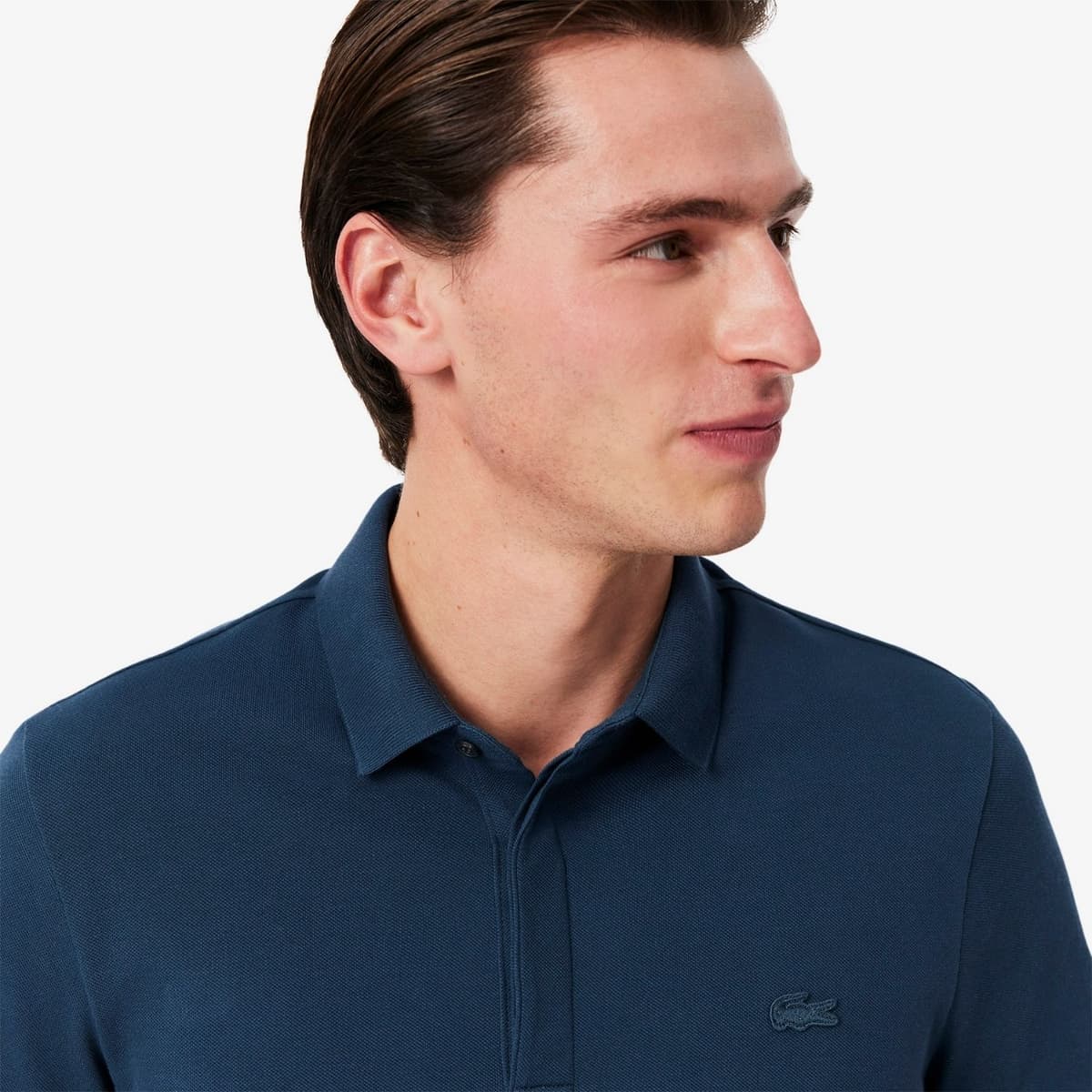 Lacoste 1hp3 S/s Polo Heren Blauw M thumbnail 4