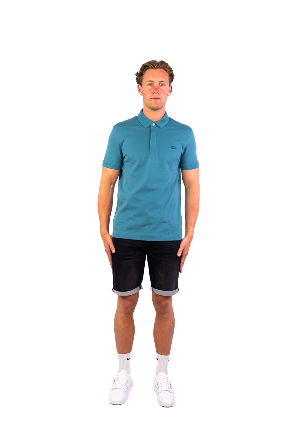 Lacoste 1hp3 S/s Polo Heren Blauw M