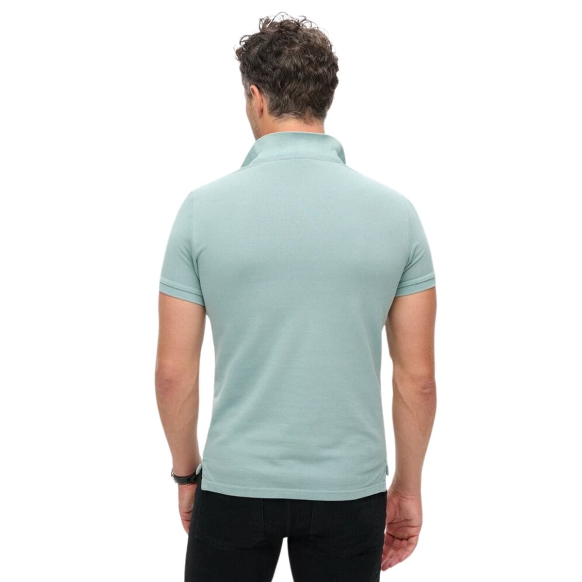 Superdry Vint Destroy Polo Heren Blauw 3xl thumbnail 3