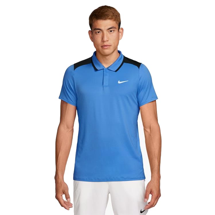 Nike Court Dri-fit Advantage Polo Heren Blauw Xl