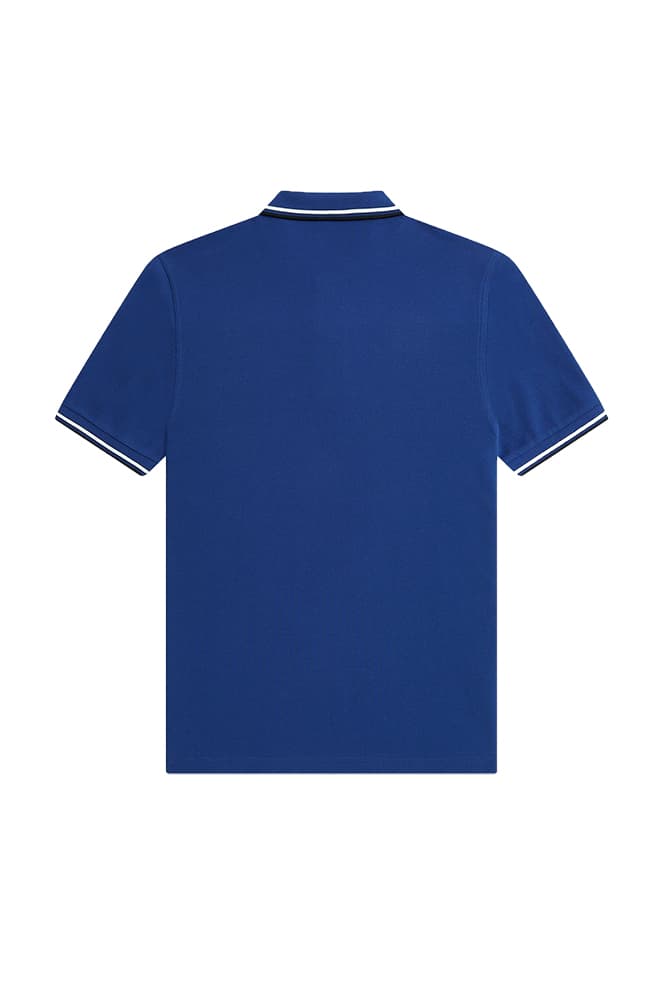 Fred Perry Twin Tipped Polo Heren Kobalt S thumbnail 5