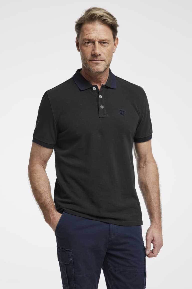 Tenson Essential Polo Polo Heren Zwart S
