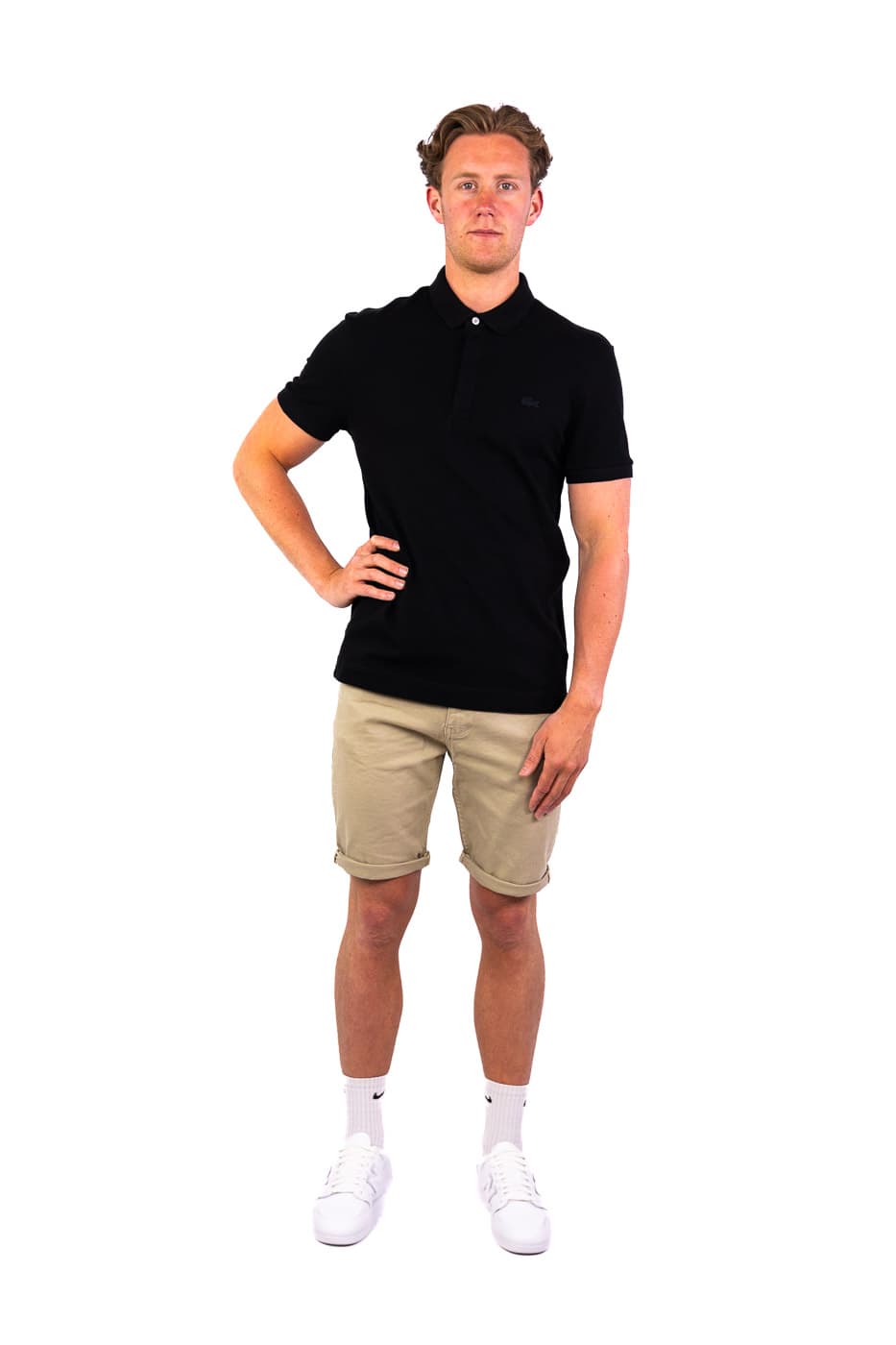 Lacoste 1hp3 S/s Polo Heren Zwart S