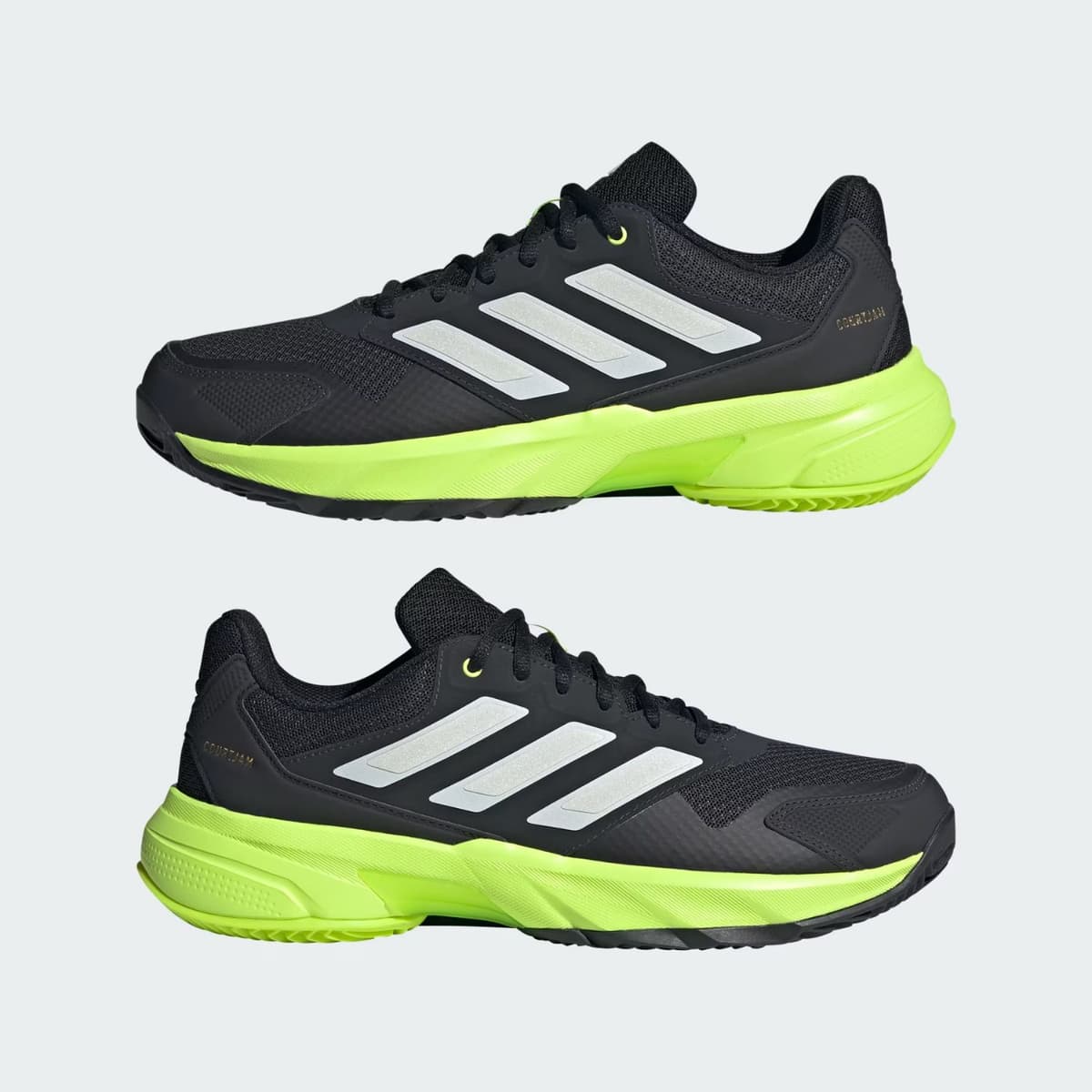 Adidas Courtjam Control 3 M Cl Tennisschoenen Heren Grijs 44 thumbnail 3