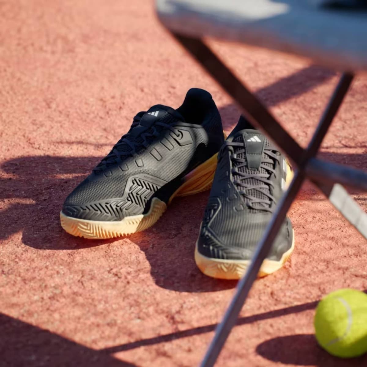 Adidas Barricade 13 M Tennisschoenen Heren Zwart 42.5 thumbnail 4