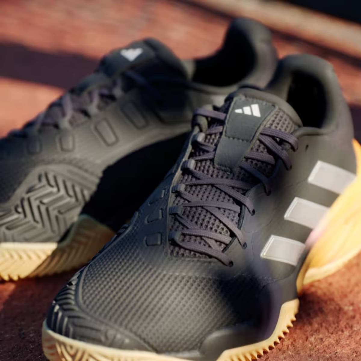 Adidas Barricade 13 M Tennisschoenen Heren Zwart 42.5 thumbnail 3