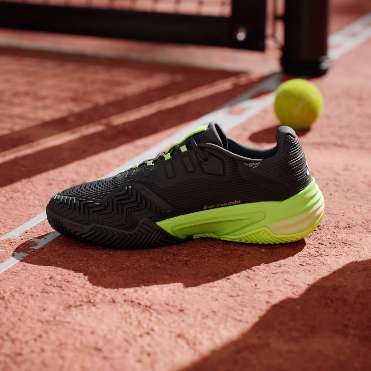 Adidas Barricade 13 M Cl Tennisschoenen Heren Zwart 46 thumbnail 3