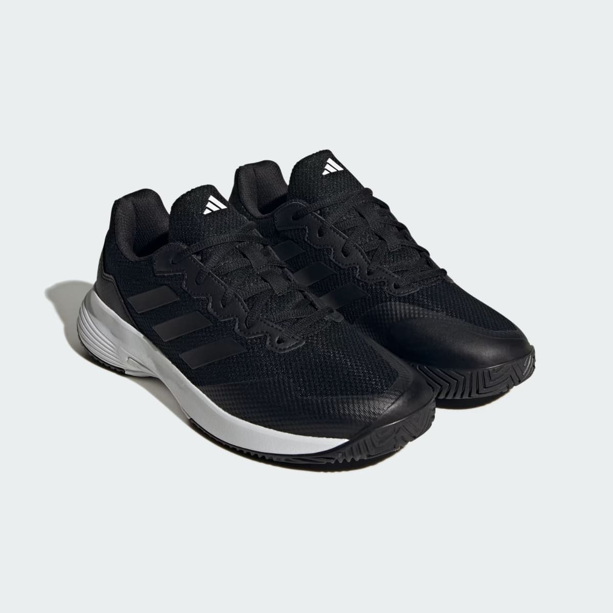Adidas Gamecourt 2 M Tennisschoenen Heren Zwart 46 thumbnail 4