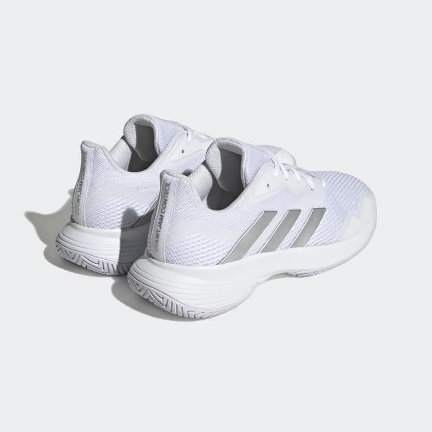 Adidas Courtjam Control Tennisschoenen Dames Wit 37 thumbnail 4