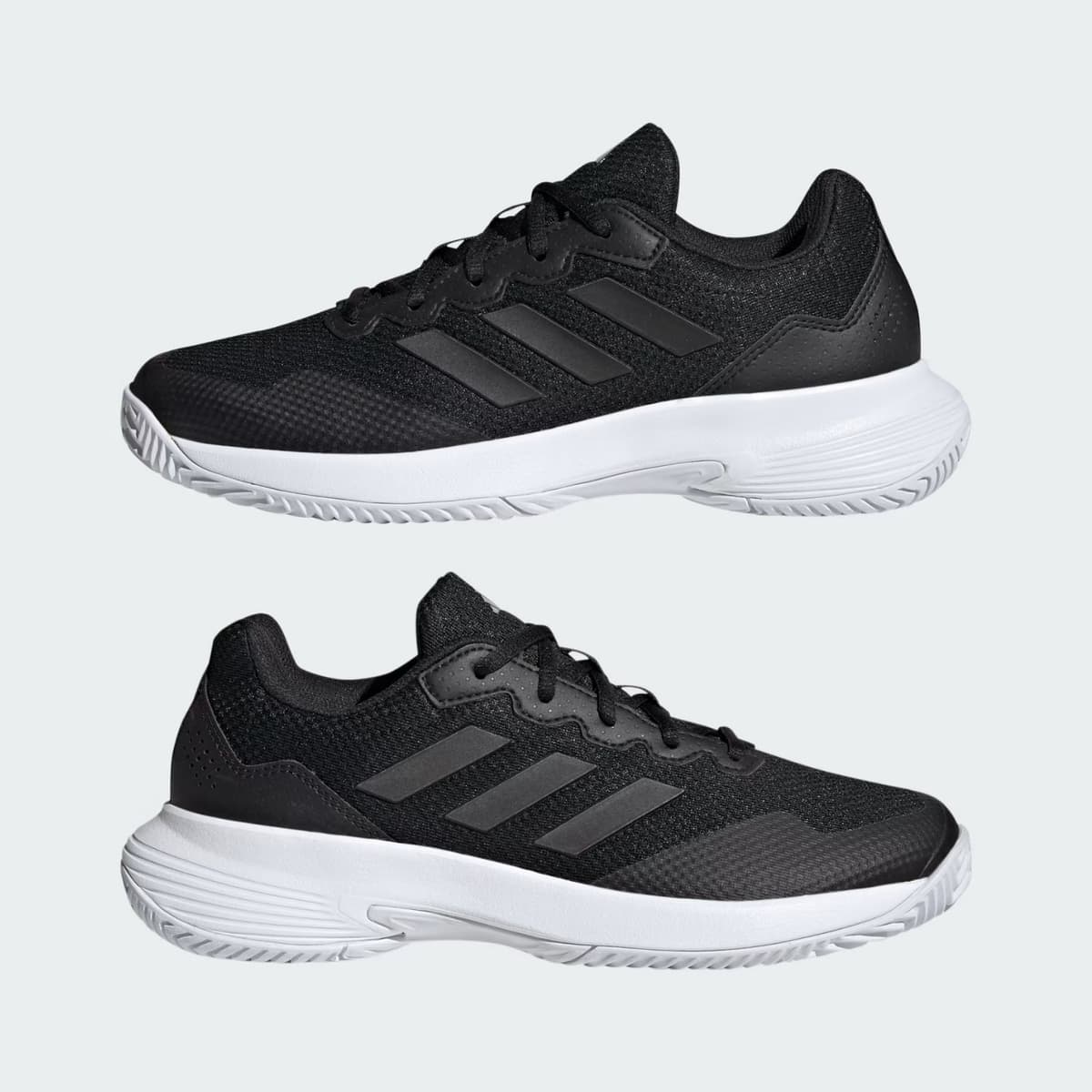 Adidas Game Court 2 W Tennisschoenen Dames Zwart 36 thumbnail 3