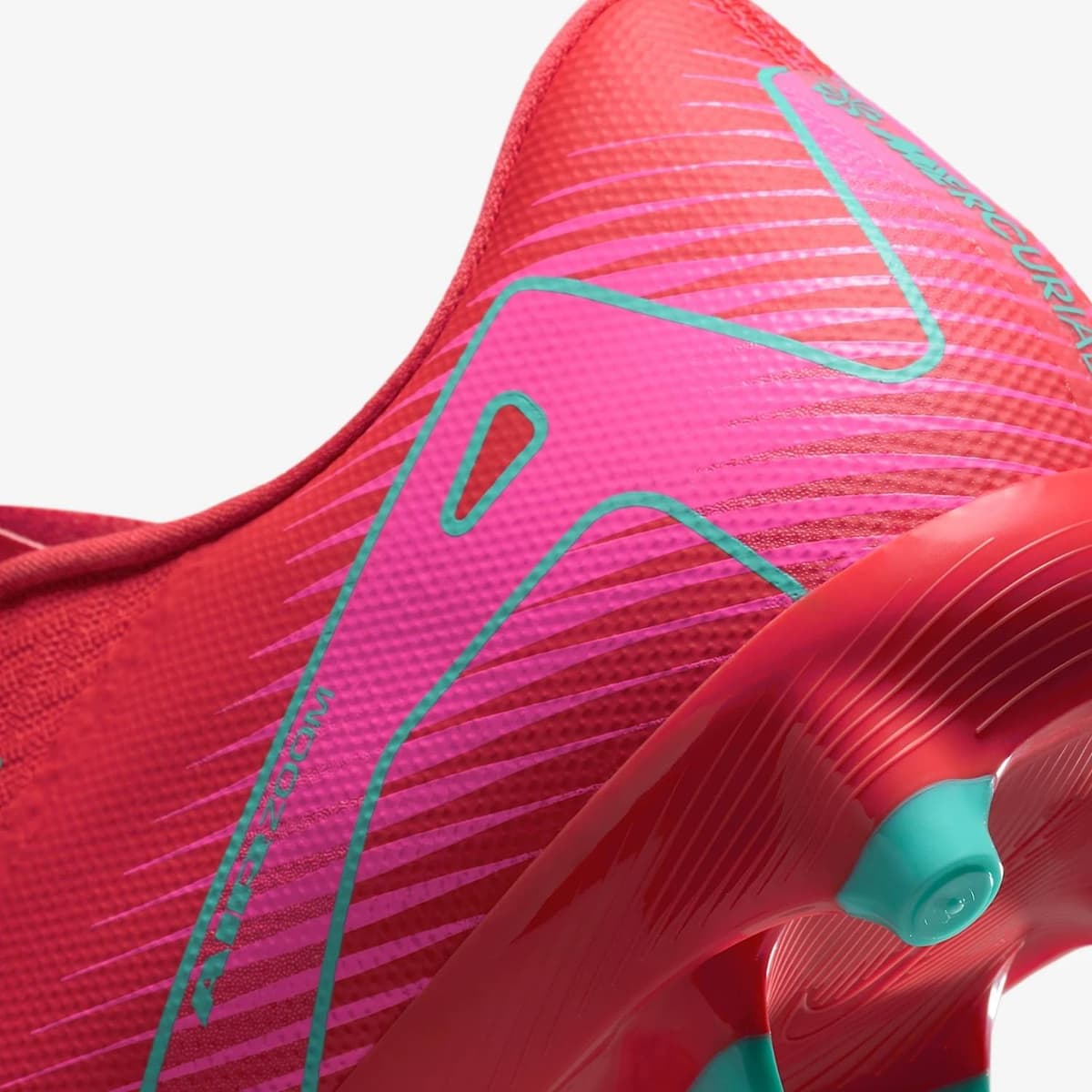 Nike Zoom Vapor 16 Academy Fg/mg Voetbalschoenen Rood 44.5 thumbnail 2