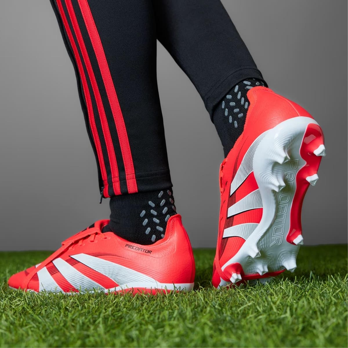 Adidas Predator League Ft Fg/mg Voetbalschoenen Rood 44.5 thumbnail 4