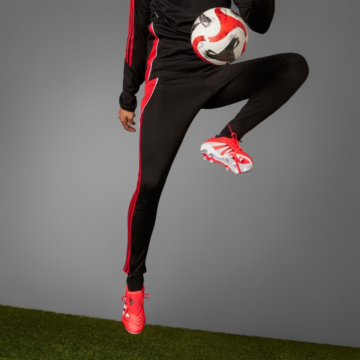 Adidas Predator League Ft Fg/mg Voetbalschoenen Rood 44.5 thumbnail 2