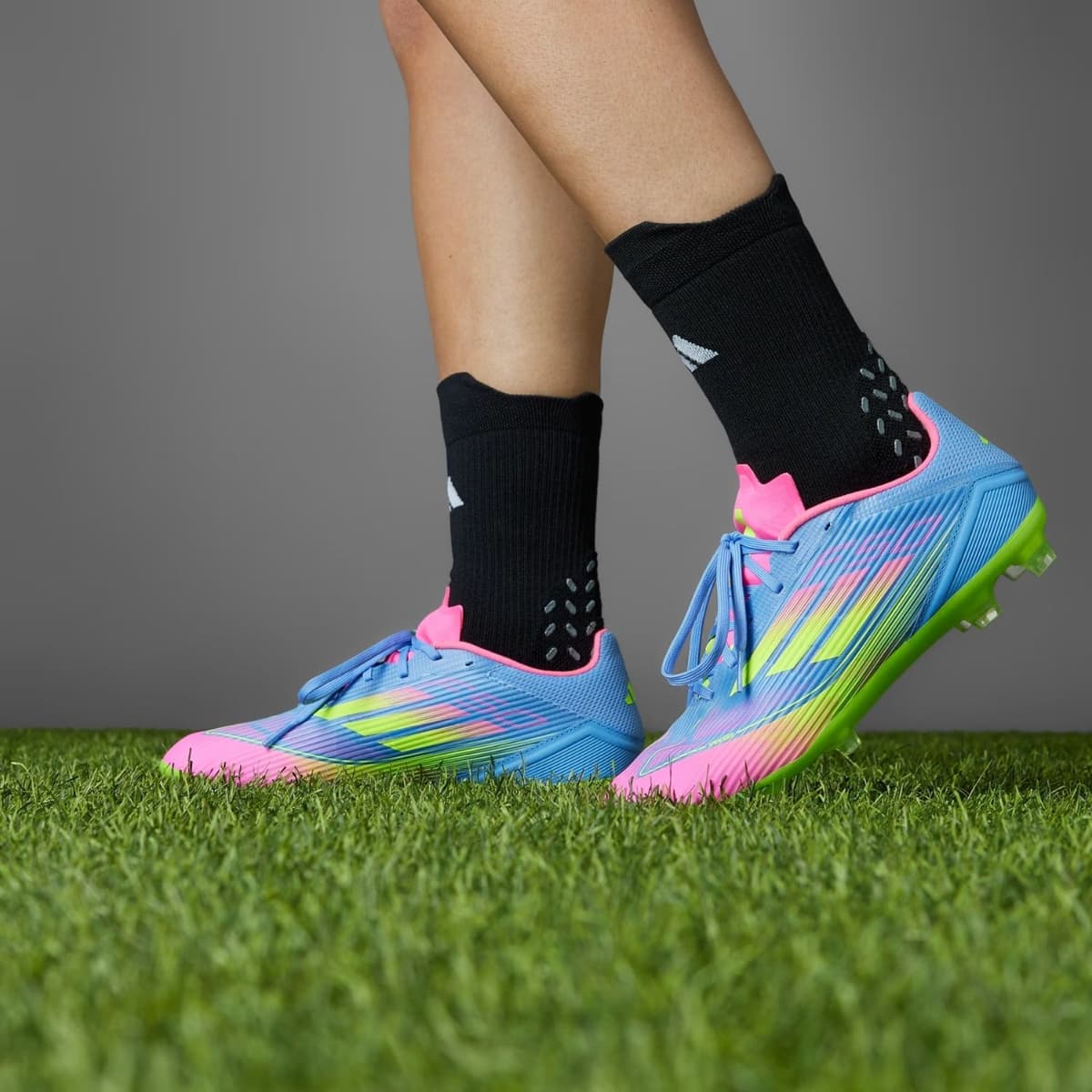 Adidas F50 League Fg/mg Voetbalschoenen Blauw 42 thumbnail 2