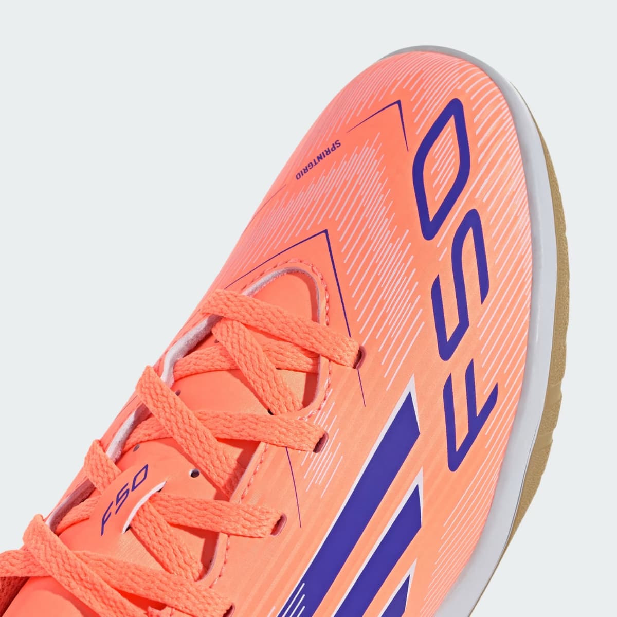 Adidas F50 Club In Zaalvoetbalschoenen Oranje 46 thumbnail 3
