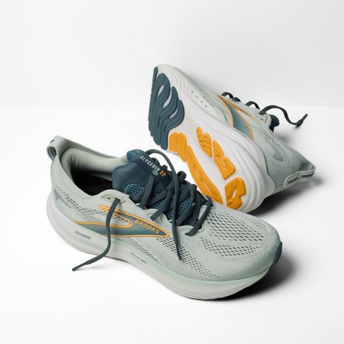 Brooks Glycerin 22 Hardloopschoenen Heren Grijs 46.5 thumbnail 3